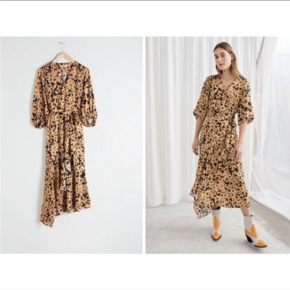 NWT & other stories floral midi dress